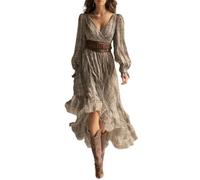 Womens Retro Western Cowboy Outfits Long/Short/Sleeveless Sleeve Vintage Dresses Country Western Dress Women Concert Party Going Out Vacation Special Occasions Elegant Dress