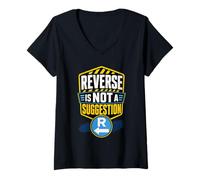 Women's Reverse is Not Suggestion V-Neck T-Shirt