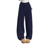 Women's Reverse Weave Oversized Sweatpant (Retired Colors) Pants Women Large (Navy, S)