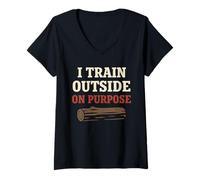 Women's Rewilding Primal Workout Natural Fitness Tribe V-Neck T-Shirt