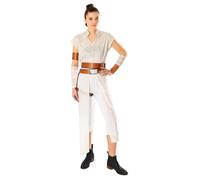 Womens Rey Star Wars Costume The Rise Of Sky Walker Ladies Fancy Dress Costume