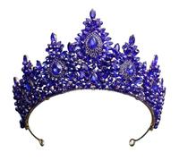 Women's Rhinestone Beads Princess Bridal Tiara Crown Wedding Hair Accessories