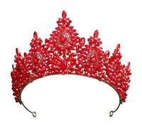 Women's Rhinestone Beads Princess Bridal Tiara Crown Wedding Hair Accessories