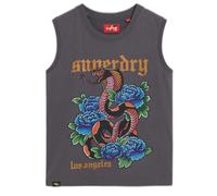 Superdry Tattoo Rhinestone Tank Sleeveless T-shirt Multicolor M Woman