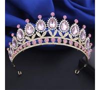 Women's Rhinestones Crystal Crowns Regals Queen Brides Princess Diadem Party Prom Wedding Tiaras Hair Accessories