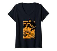 Womens Rhode Island D.O.T Living Nightmares V-Neck T-Shirt