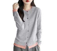 Womens Ribbed Cardigan Lady Cable Knit Cardigans Open Front Design Sweater Cropped Knitwear Women Office Wear Top Warm Knitted Sweaters for Seasonal Transition