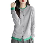 Womens Ribbed Cardigan Lady Cable Knit Cardigans Open Front Design Sweater Cropped Knitwear Women Office Wear Top Warm Knitted Sweaters for Seasonal Transition
