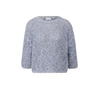 Women's Ribbed Crew Neck Sweater COMMA Bleu S