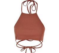 Women's ribbed crop top Urban Classics Red XL