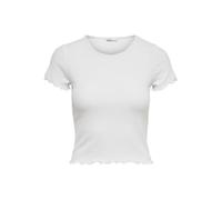 ONLY Women's Onlemma S/s Top Noos JRS T-Shirt, White, S