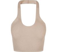 Women's ribbed knit cross-neck bodysuit Urban Classics GT Marron 3XL