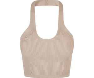 Women's ribbed knit cross-neck bodysuit Urban Classics GT Marron 5XL