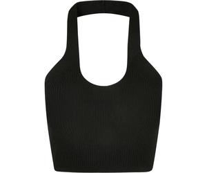 Women's ribbed knit cross-neck bodysuit Urban Classics GT Noir 3XL