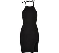 Urban Classics Women's Ladies Rib Knit Neckholder Dress, Black, XXXL
