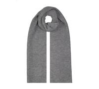 Women's Ribbed Knit Scarf with Metallic Yarn