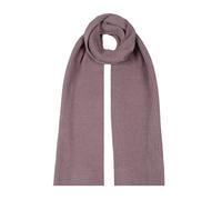 Women's Ribbed Knit Scarf with Metallic Yarn - LILAC / ONE