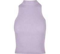 Women's ribbed knit short turtleneck bodysuit Urban Classics GT Blanc 3XL
