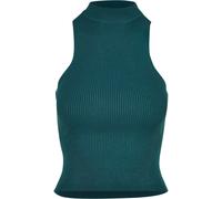 Women's ribbed knit short turtleneck bodysuit Urban Classics GT Bleu 5XL
