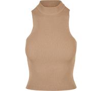 Women's ribbed knit turtleneck bodysuit Urban Classics Beige L
