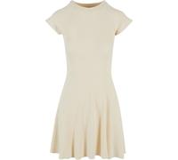 Women's ribbed skater dress Urban Classics Blanc 3XL