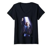 Womens Richard Ashcroft Verve Bittersweet Symphony Andy Willsher V-Neck T-Shirt