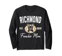 Womens Richmond Frenchie Mom Shirt French Bulldog Dog Lover Long Sleeve T-Shirt