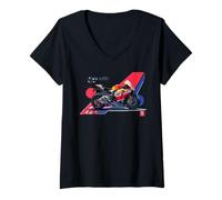 Women's Ride with Passion: Embracing The Journey and Destination Tee V-Neck T-Shirt