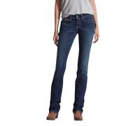 ARIAT - Womens Real Straight Icon Denim Jeans, 25 S, Ocean