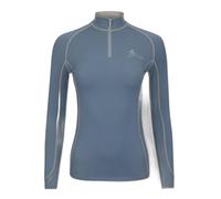LeMieux My Base Layer in Ice Blue with Thermal Regulating Fabric, Flat Lock Stitching Soft Seams & 360 Degree Stretch - XL