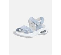 Rieker W3152 Women's Trekking Sporty Sandals with Straps in Knitted Look, blue, 6 UK