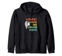 Women's rights are human rights Zip Hoodie