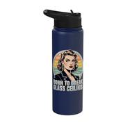 Women's Rights Feminism Female Agency Glass Ceiling Stainless Steel Insulated Water Bottle