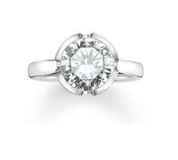 Women's Ring 925 Silver Silver Tr2036-051-14 - female - THOMAS SABO - Rings - Gray - 54 MM - Accessories 54 MM