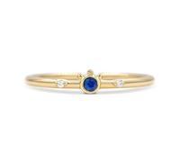 Womens Rings White Gold Wedding Band Rings 14K Au585 Size Q 1/2 White Round Moissanite Stackable for Sister Simple