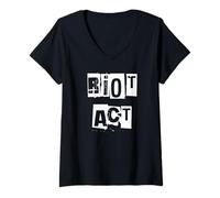 Women's Riot Act V-Neck T-Shirt