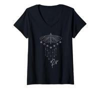 Women's Rise Above Inspirational Resilience Message V-Neck T-Shirt