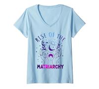 Women's Rise of The Matriarchy, Women's Rights, Feminist V-Neck T-Shirt