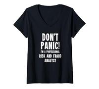 Womens Risk and Fraud Analyst V-Neck T-Shirt