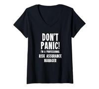 Womens Risk Assurance Manager V-Neck T-Shirt