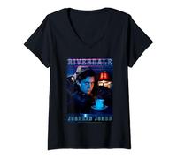 Womens Riverdale Jughead Jones V-Neck T-Shirt