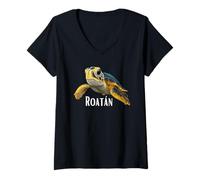 Womens Roatan Honduras Roatan V-Neck T-Shirt