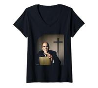 Womens Robert Duvall Apocalypse Now The Godfather by Michael Grecco V-Neck T-Shirt