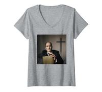 Womens Robert Duvall The Godfather Apocalypse Now by Michael Grecco V-Neck T-Shirt