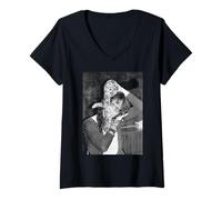 Womens Rock Singer Alice Cooper Love It To Death Tour 1971 V-Neck T-Shirt