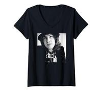 Womens Rock Singer Frankie Miller Darlin Duffy Archive Photography V-Neck T-Shirt