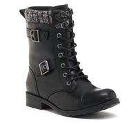 Rocket Dog Women's Billie Combat Boots, Black, 8 UK