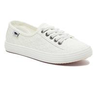 Rocket Dog Chow Chow Womens White Canvas Shoe - Size 8 UK - White