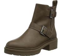 Womens Rocket Dog Ilo Ankle Biker Boot Black Brown RRP £75