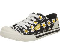 Womens Rocket Dog Jazzin Canvass Flat Lace Up Trainers Assorted Colours RRP £50